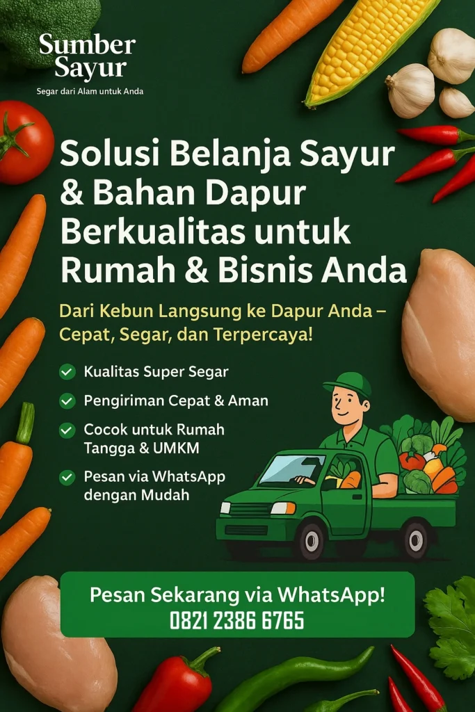 sumber sayur header section