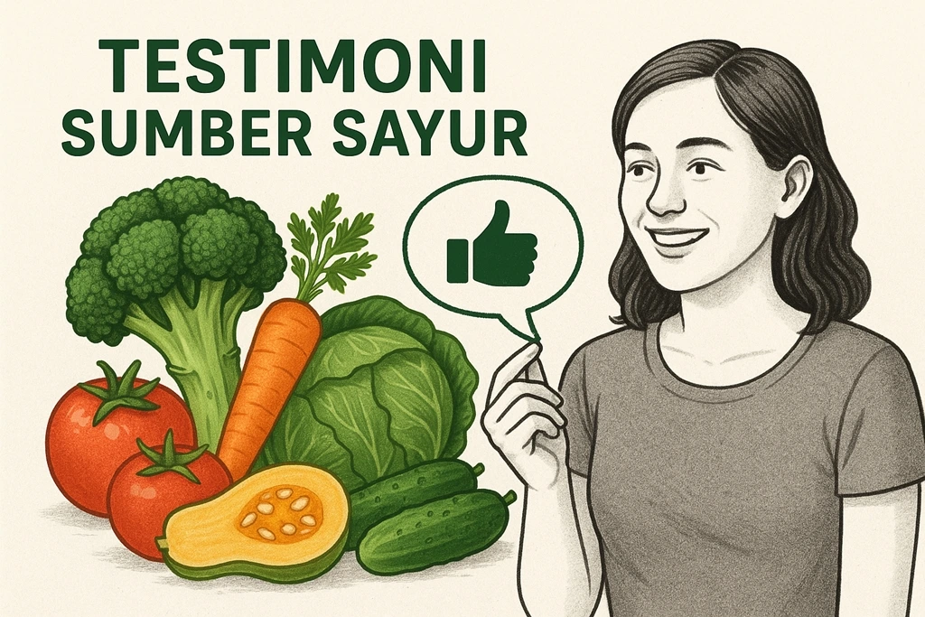 testimoni pelanggan sumber sayur